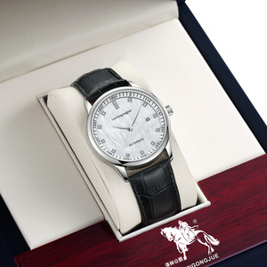 Montre automatique à boucle à ardillon carrée en acier inoxydable, modèle best-seller, fabriquée par des maîtres artisans en direct de l'usine - Product Image 1