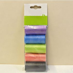 Bolsas para Excremento de Perro de Alta Calidad, Marca Hengtuo, Venta al Por Mayor de Fábrica, Paquete de 5 Rollos, Caja de 1200 Rollos, Ecológicas, Limpieza Profunda, Sin Perfume - Product Image 1