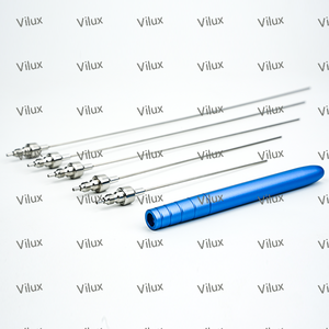 Pieza de mano para lipólisis con fibra óptica desnuda de 200-600m, mango de acero inoxidable para cirugía corporal, ecológico, longitud 100/150/200/250/300mm - Product Image 6