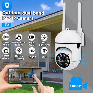 Caméras de sécurité Wifi 3MP, vision nocturne, mini caméra sans fil, couleur intégrale, 360° °   Moniteur bébé HD H.265 Caméra Wifi Sécurité domestique - Product Image 2
