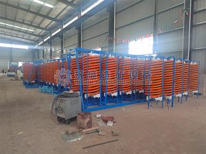 Concentrador separador de conducto en espiral de concentración por gravedad de oro húmedo de beneficio de mineral de hierro, cromita y manganeso de alta resistencia - Product Image 3