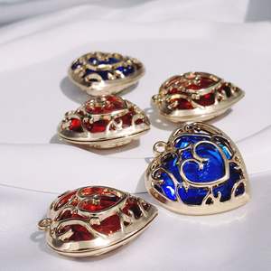 Diy Sieraden Maken Accessarry Valentines Geschenken Hemelwaarts Zwaard De Legende Van <span class=keywords><strong>Zelda</strong></span> Rood Holle Hart Kristallen Hanger Voor Ketting - Product Image 5