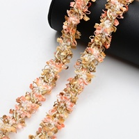Ruban de dentelle perlée en strass à coudre, ceinture de mariée en cristal, tresse décorative pour vêtements, robes, sacs, chapeaux et accessoires pour cheveux