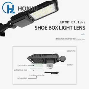Caja de zapatos con lente Led para iluminación de calle, lámpara de camino Lenticular de múltiples lentes para PC