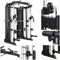 Zoshine – Équipement de musculation à domicile le plus vendu : Machine à squats, Smith Machine et Crossover à câbles pour l'entraînement de musculation, avec rack de gym à câbles intégré