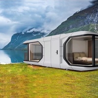 Casa Capsula in Acciaio Moderna di Fabbrica Cinese, Casa Container Prefabbricata di Lusso da 40 Piedi, Facile Installazione, Alta Qualità