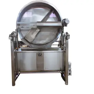 hot selling automatic stir gari continuous frying fry machine
