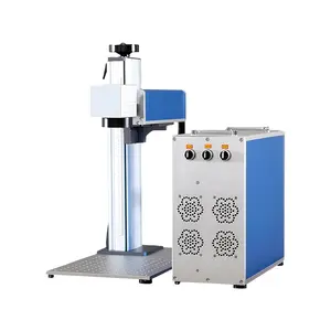 Metal Fiber Laser Engraving Machine Split Desk Portable Type 20w 30w 50w 100W Fiber CO2 Laser Marking Machine