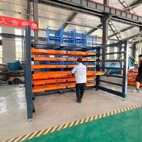 Étagère à palettes pliable robuste en acier au carbone à 6 niveaux, pour entrepôt industriel, gain de place, antirouille