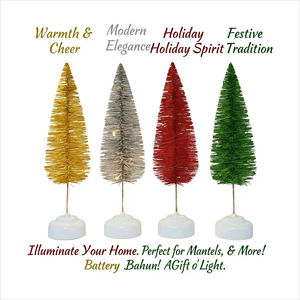 SANWEI Mini <span class=keywords><strong>petit</strong></span> <span class=keywords><strong>noël</strong></span> moderne avec lumières led arbres artificiels pour intérieur bureau maison décorative - Product Image 4