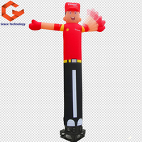 Personnalisé L'air Humain Vacille Personnage Gonflable de Danseur D'air De Tube Homme Grande