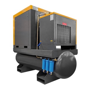 Compresor de Aire AirHorse Fácil de Instalar, Pequeño, de 5.5KW 7.5HP 4 en 1, Montado en Tanque, Compresor de Aire de Tornillo con Tanque de 300 Litros, 7.5KW 10HP - Product Image 4