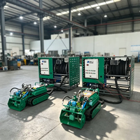 Robot intelligent de dragage des égouts avec caméra, machine de désagréement télécommandée par câble pour l'inspection et le nettoyage des canalisations souterraines