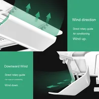 Deflector de viento de máquina de techo de parabrisas de aire acondicionado central para piezas de aire acondicionado de bloque de soplado directo