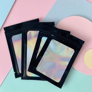 Película Holográfica con Cierre Ziplock a Prueba de Niños, Metálica, Suave al Tacto, Brillante, de 3.5g, Mylar LDPE para Bolsas Doypack, para Dulces - Product Image 3