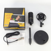Carte son V8 pour diffusion en direct en anglais, ensemble de microphones à condensateur 5V 48V pour cartes son audio mobiles transfrontalières et mixeurs pour le direct