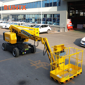 RUNTX Cherry Picker 8-20M <span class=keywords><strong>Manlift</strong></span> Boom Lift Articulado 220 Kg Tow Behind Towable Boom Lift - Product Image 4