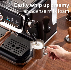 Machine à café <span class=keywords><strong>italienne</strong></span> multifonctionnelle à écran tactile intelligent GIET, chaudière à pression 20 bars, pompe agitateur, machine à café automatique - Product Image 3