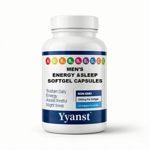 Capsules de Sommeil Énergisantes pour Hommes 1000mg 120 gélules – Soutien Quotidien pour un Sommeil Réparateur – Complément à Base d'Extraits Végétaux Naturels - Product Image 1