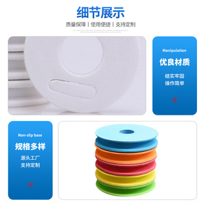 แกนม้วนสายเอ็นตกปลาโฟม EVA แผ่นม้วนกลมหลากสี อุปกรณ์ตกปลาทนทาน ใช้ได้กับทุกประเภท - Product Image 3