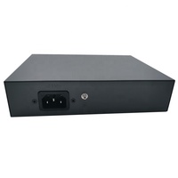 Switch POE de 100 Mbps y 80 W, 8+2+1 Puertos SFP de Enlace Ascendente de 2 Gigabit, 8 Puertos POE de 100 Mbps, IEEE802.3af/at, Apilable, Compatible con VLAN, 1.2G