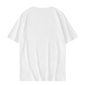 เสื้อยืดผู้ชายสีดำปักลายดอกไม้ ผ้าฝ้าย 100% คอกลม แขนสั้น ทรงหลวม สไตล์ลำลอง สตรีทแวร์ - Product Image 3