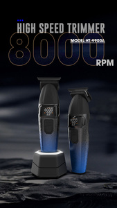 Tondeuse à cheveux JAME HT-9900A haute vitesse jusqu'à 8000 tr/min, corps métallique avec base de charge, machine de <span class=keywords><strong>barbier</strong></span> pour hommes, pour salon de coiffure - Product Image 2
