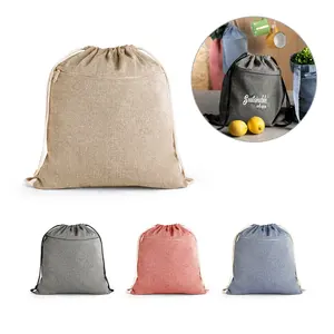 Borsa in cotone riciclato, merchandising sostenibile - Product Image 1