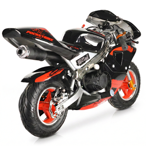 รถมอเตอร์ไซค์แก๊สขนาดเล็ก MAXSPEED DB05 2 จังหวะ เกียร์ออโต้ สตาร์ทแบบดึง สำหรับเด็ก ความเร็ว 40-60 กม./ชม. รุ่น DB05 มินิโมโตสำหรับเด็ก DB05 - Product Image 3