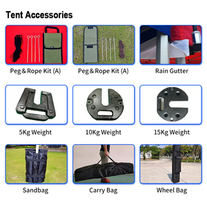 Carpa <span class=keywords><strong>de</strong></span> Aluminio con Marco Hexagonal, Carpa Plegable, Pérgola, Gazebo, Carpas <span class=keywords><strong>de</strong></span> 10x10 para <span class=keywords><strong>Ferias</strong></span> Comerciales, Carpas Impermeables para Exposiciones - Product Image 5
