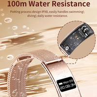 Pulseras Inteligentes B8 2026 con Monitor de Frecuencia Cardíaca, Oxígeno en Sangre y Sueño, Reloj de Pulsera de Salud y Fitness para Mujeres y Hombres