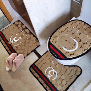 3 Pcs Set Anti-slip Bathroom Mat Chenille Bathroom Rug Microfiber Non Slip Bath Mat Buy From China Online Amazon