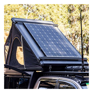 Camping Outdoor Travel Automatic Ultra-thin Roof Ultra-light Hydraulic Car <b>Tent</b> Fast Opening Ultra-long Solar-powered Roof <b>Tent</b> - Product Image 1