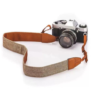 สายคล้องกล้องผ้าแคนวาส 5 ซม. สไตล์วินเทจ สายคล้องไหล่สำหรับกล้อง DSLR มิเรอร์เลส ใช้ได้กับกล้องทั่วไป - Product Image 3