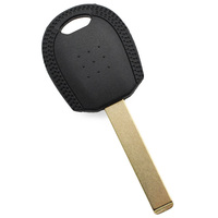 Coque de clé de voiture avec transpondeur, clé vierge de remplacement, clé de contact, Carcasa Para Llave De Coche