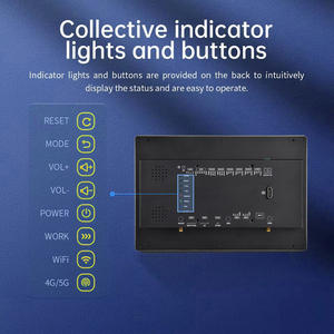 Panel <span class=keywords><strong>PC</strong></span> Industrial con IA de 7 Pulgadas, Montaje Externo, Cristal Curvo 2.5D, Bisel Estrecho, IP65 Frontal, IP20 Trasero, Pantalla Táctil, Todo en Uno - Product Image 2