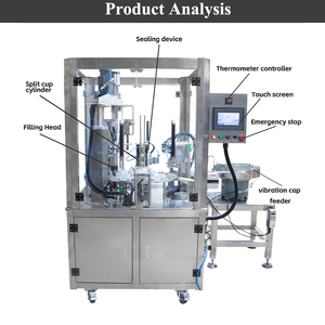 Hoàn toàn tự động viên nang cà phê Nespresso Kcup máy làm cà phê <span class=keywords><strong>Pod</strong></span> điền niêm phong máy - Product Image 3
