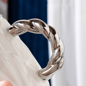 Tasse à eau en céramique écologique au design simple de 460 ml, résistante à la chaleur, grande tasse à café avec couvercle et cuillère - Product Image 5