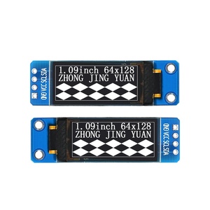 โมดูลจอแสดงผล OLED ขาวดำขนาด 1.09 นิ้ว 64x128 รุ่น SSD1312 อินเทอร์เฟซ I2C พร้อมบอร์ดควบคุม PCBA - Product Image 1