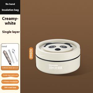 Lonchera Infantil Portátil de Acero Inoxidable 304, Diseño de Dibujos Animados, Sostenible, Aislada, de un Solo Nivel, 5L, a Prueba de Fugas, con 3 Compartimentos, de Grado Alimenticio - Product Image 6