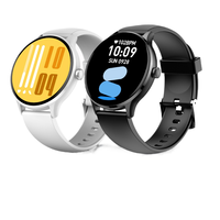 Reloj Inteligente Dafit con Llamadas Bluetooth, Monitor de Ritmo Cardíaco, Pantalla Redonda, Resistente al Agua, para Hombre y Mujer
