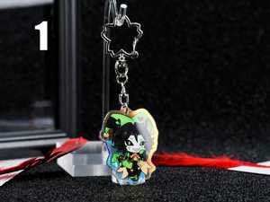 OEM ODM Set de Llaveros y Colgantes para Bolsos de Acrílico Iridiscente con Diseño de Pierrot Arlequín de Freak Circus, Regalos para Fans de Todas las Edades - Product Image 6