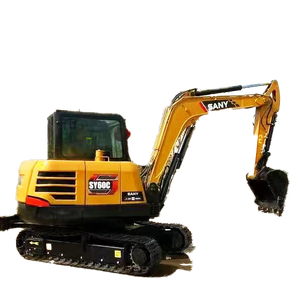 Hot Sale Used SANY 60C 6Ton Excavators Original Isuzu Engine Good Condition EPA Engine Auger <b>Attachment</b> breaker - Product Image 2