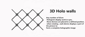 42cm 50cm 65cm 100cm 150cm 180cm 16GB Thẻ Hologram Fan ba chiều quảng cáo ba chiều LED fan hiển thị 3D 4K SDK ứng dụng/thẻ SD - Product Image 2