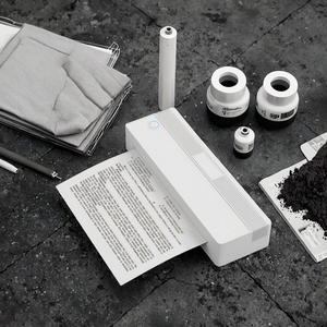 Imprimante thermique sans encre portable A4 57 mm 80 mm mini 203 DPI pour impression directe sans fil sur téléphone portable, photos, fichiers, stock - Product Image 3