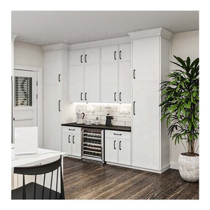 Armadietto da cucina francese Chic Set da cucina in legno massello americano effetto pietra calcarea - Product Image 6