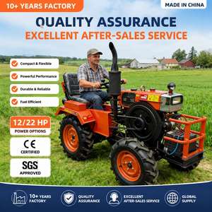 Mini Tractor Cultivador de 18 Caballos de Fuerza con Arranque Eléctrico y Cuatro Ruedas Pequeñas, Componente Central del Motor, para Exportación - Product Image 1