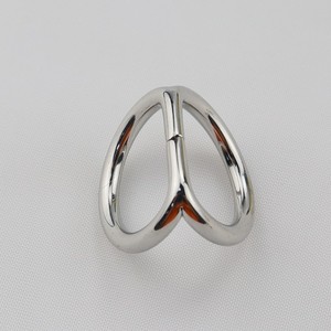 Stainless Steel D Ring Bag Hardware Double D Rings For Handbags And Luggage Strong Buckle Accessories Customizable Size - Product Image 3