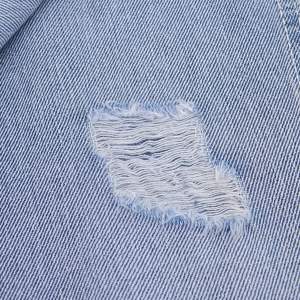 Cao Cấp 10Oz 80/20 Cotton Poly Vải Vải Denim Vải Không Căng Không Thấm Nước Màu Xanh Cho Túi Xách Giày Dệt Phong Cách Nhà Máy Trực Tiếp - Product Image 3