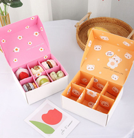 Boîtes d'enveloppe d'emballage personnalisées en rose de couleur brownie au design Boîte postale d'abonnement en macaron enduit écologique avec logo